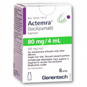 ACTEMRA 80 MG / 4 ML ( TOCILIZUMAB 20 ML / ML ) CONCENTRATE FOR DILUTION FOR IV INFUSION VIAL